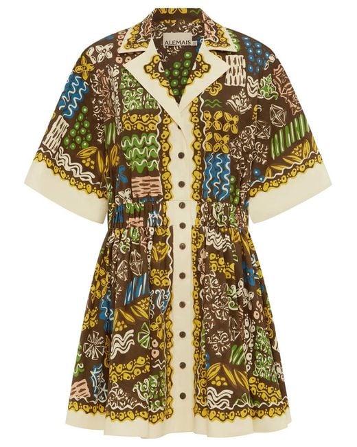 ALÉMAIS Multicolor Minnie Mini Dress