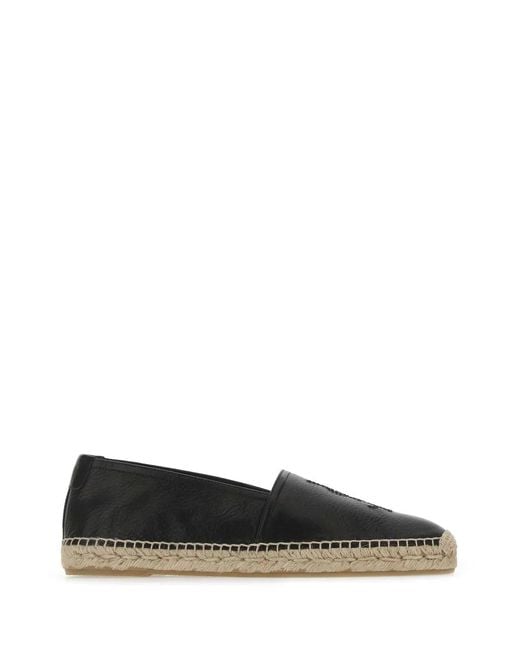 Saint Laurent Black Espadrillas for men