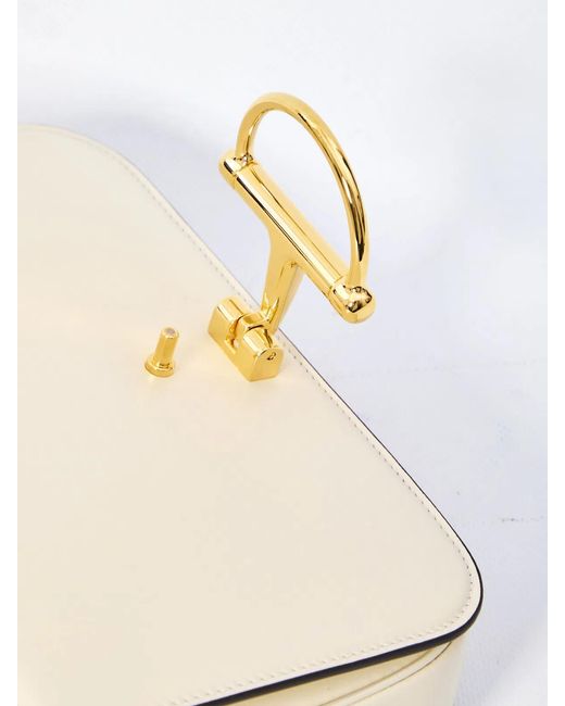 Gucci Natural Ivory Leather Small Siena Shoulder Bag