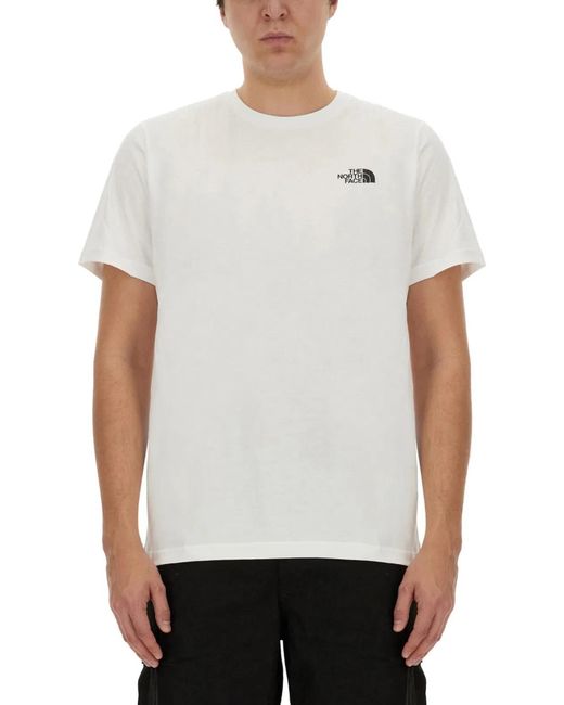 The North Face White T-Shirt With Logo for men