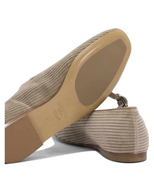 Le Monde Beryl White Le Monde Beryl Velvet Ballerinas