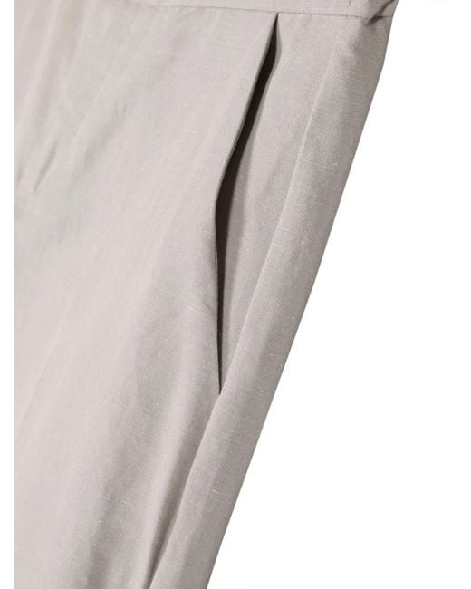 Fendi White Plain Pants