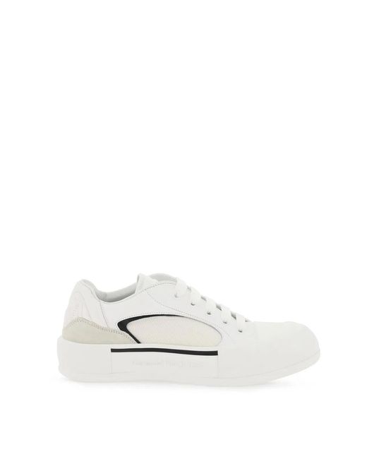 McQueen White Oversized Sneakers for men