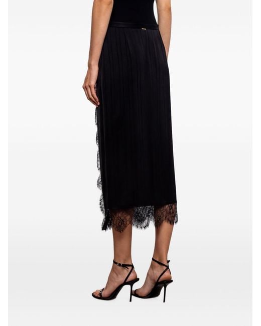 Twinset Black Polyester Skirt