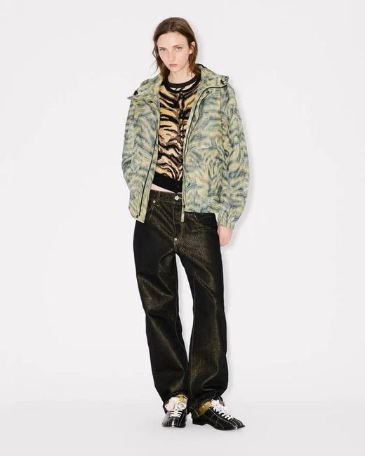 KENZO Green Polyester Jacket