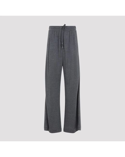 Brunello Cucinelli Gray Dark Cotton Pants
