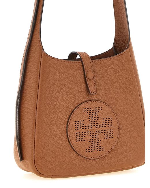 Tory Burch Brown 'Miller Swing' Crossbody Bag