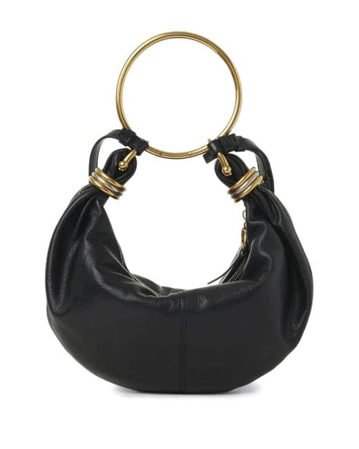 Chloé Blue Bracelet Leather Hobo-Bag