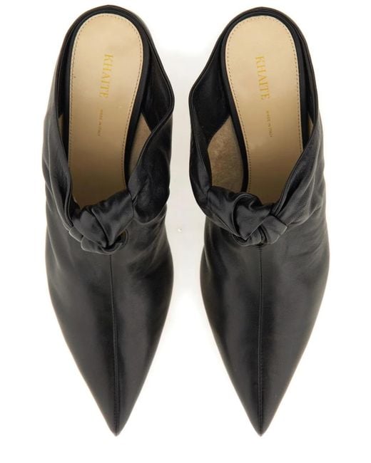 Khaite Black Mule The Rowan
