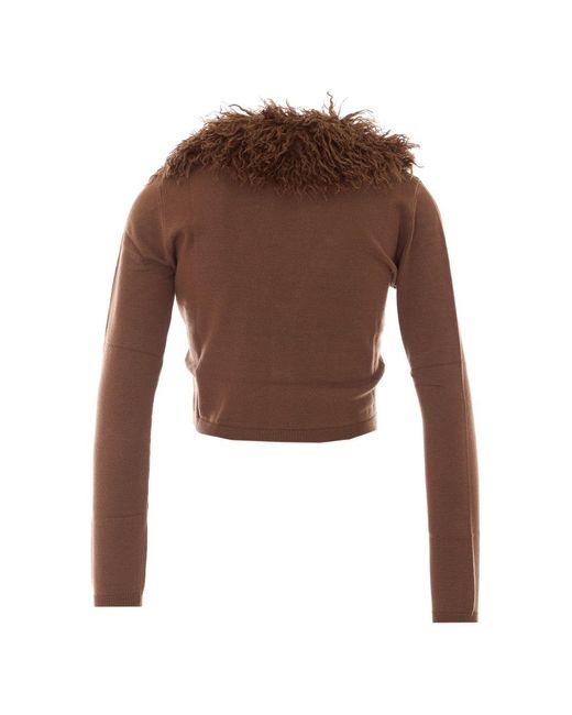 Twinset Brown Wool Sweater