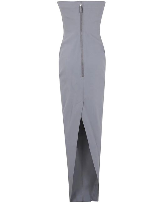 Rick Owens Brown "Bustier Gown" Dress