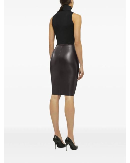 Wolford Black Jenna Midi Skirt