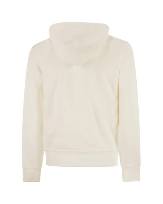 Polo Ralph Lauren White Hoodie With Zip for men