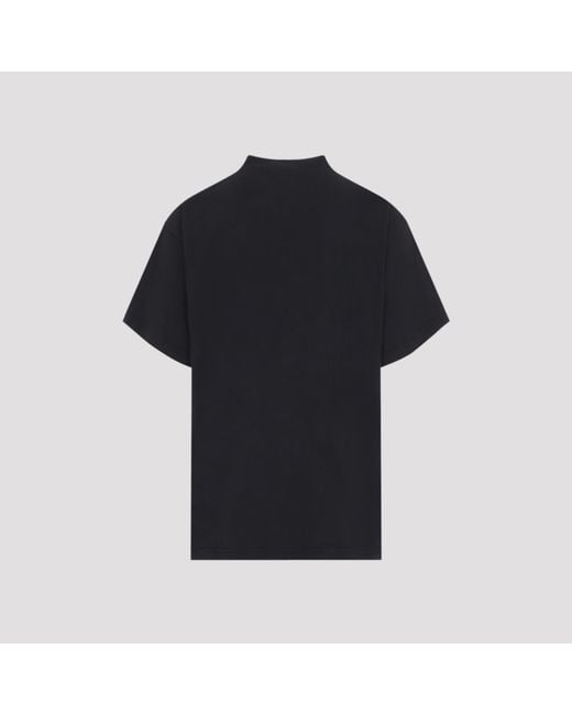 Balenciaga Black Tshirt With Logo for men