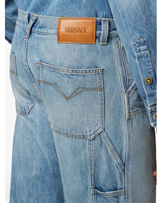 Versace Blue Carpenter Jeans for men