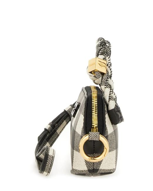 Ganni Metallic Bou Nano Vichy Bag