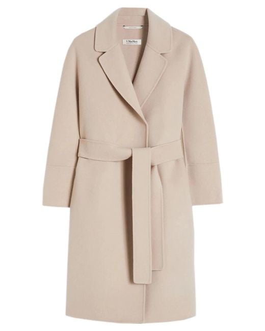 Max Mara Natural S Max Mara Arona Virgin Wool Coat