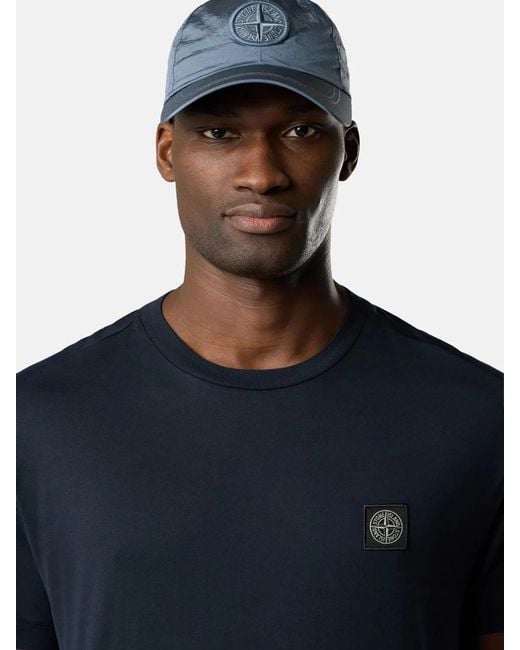 Stone Island Blue 2100027 T-Shirt for men