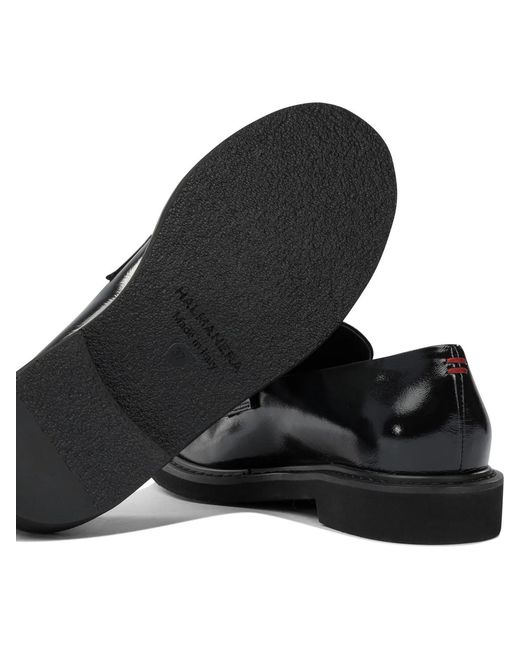 Halmanera Black Loafers & Slippers