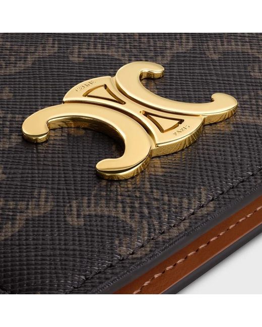 Céline Black Bifold Card Holder