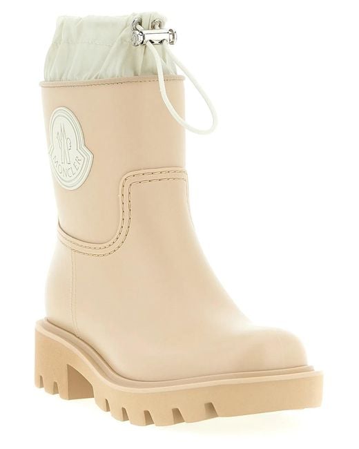 Moncler Natural 'Kickstream' Rain Boots