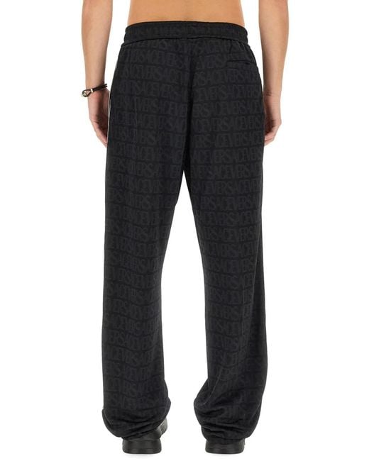 Versace Black Jogging Pants for men