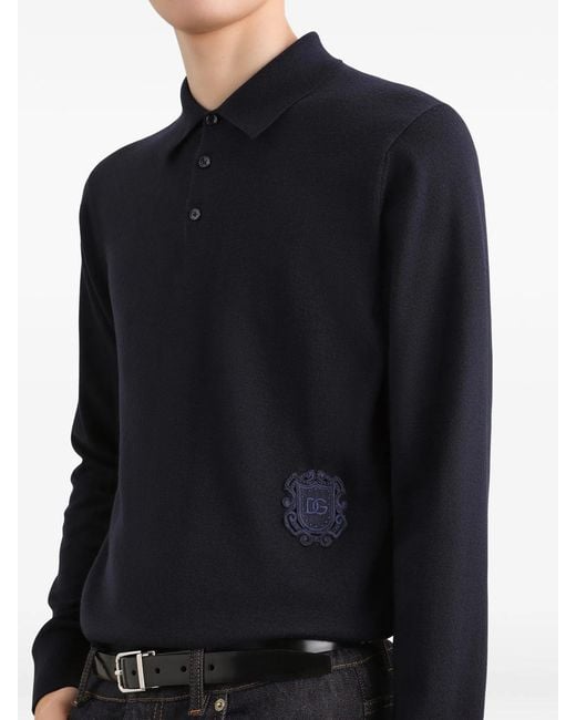 Dolce & Gabbana Black Dolce & Gabbana Polo for men