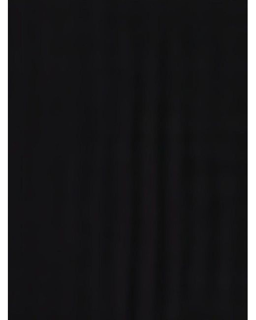 Stella McCartney Black Flared Midi Skirt