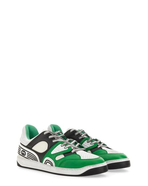 Gucci Green Sneaker Basketing for men