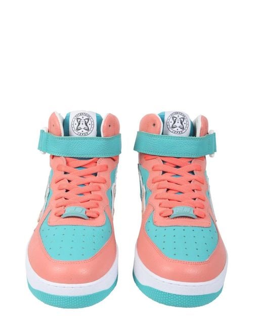 ENTERPRISE JAPAN Blue Japan Enterprise Rocket Mid Sneakers for men