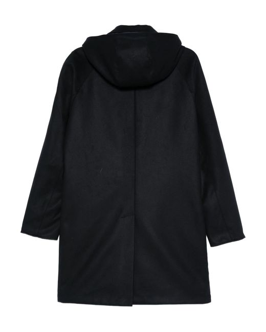 KIRED Blue Polyester Viscose Cusna Coat for men