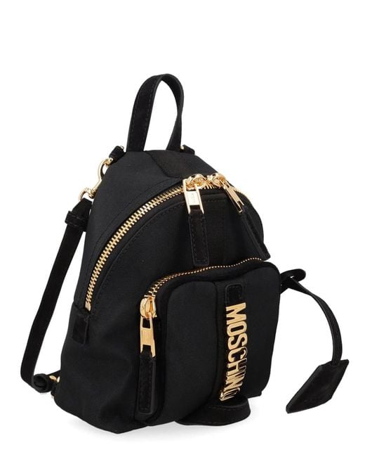 Moschino Couture Black Zaino Carry Me