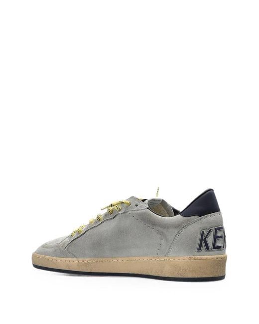 Golden Goose Deluxe Brand White Cow Leather Cotton Polyester Star-Patch Sneakers for men
