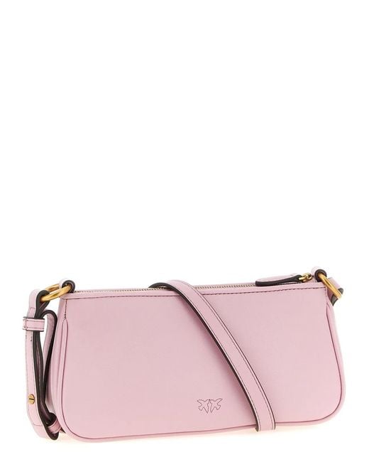 Pinko Pink 'Half Moon' Mini Crossbody Bag