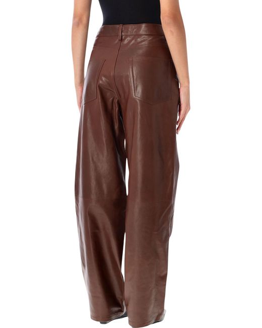 Rohe Red Leather Pant