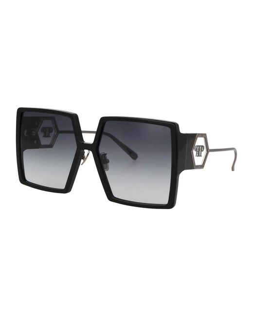 Philipp Plein Black Titanium Sunglasses
