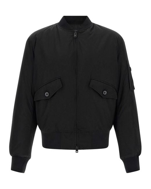 Y-3 Black Bomber Jacket for men