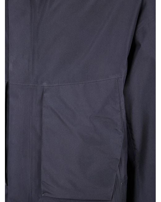 Laminar Blue Cropped Packets Parka Jacket for men