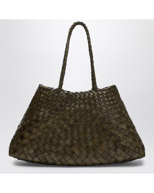 Dragon Diffusion Green Santa Croce Large Bag Khaki