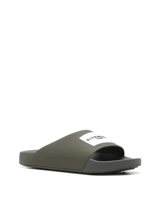 Givenchy Gray Label Slide Flat Mules for men