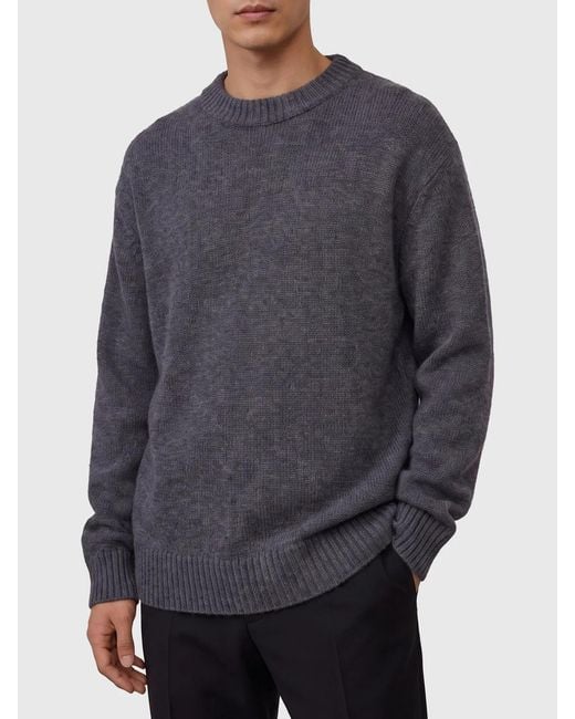 Lisa Yang Gray Kristian Crewneck Sweater for men