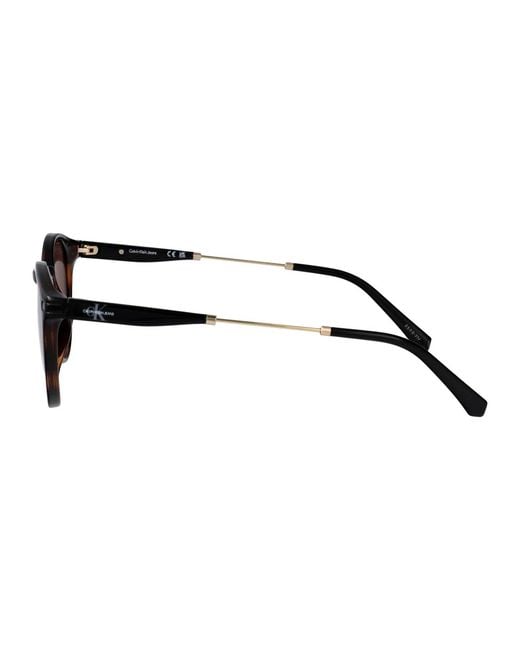 Calvin Klein Brown Injected Sunglasses