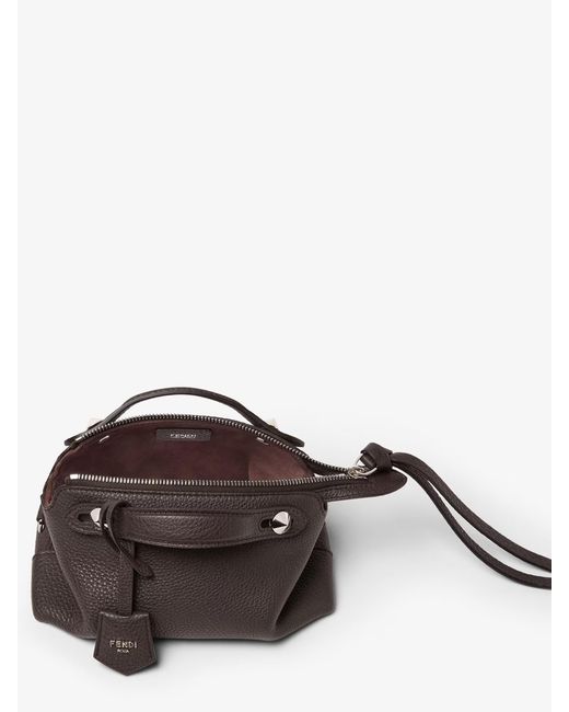 Fendi Gray Mini By The Way Cuoio Romano A