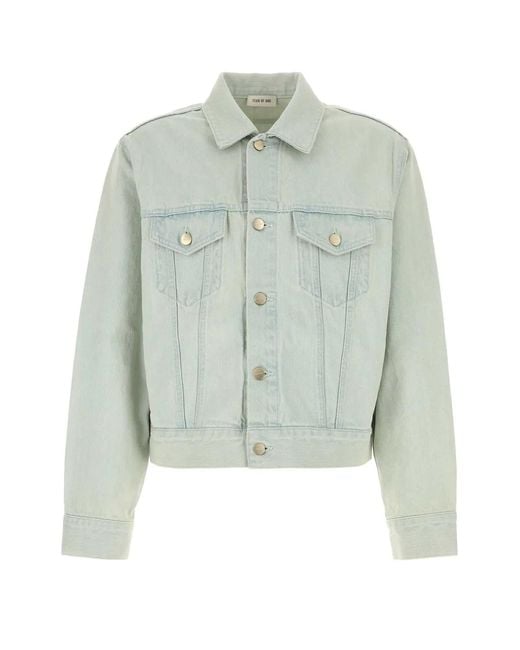 Fear Of God Green Classic Trucker Jacket for men