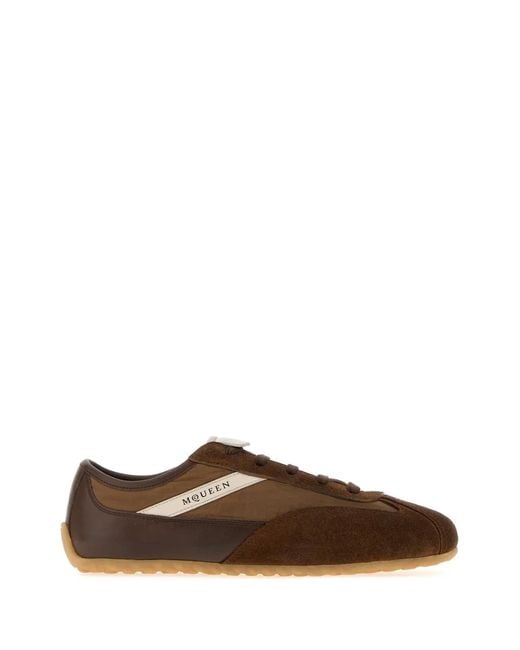 McQueen Brown Sneaker S.Rubber for men