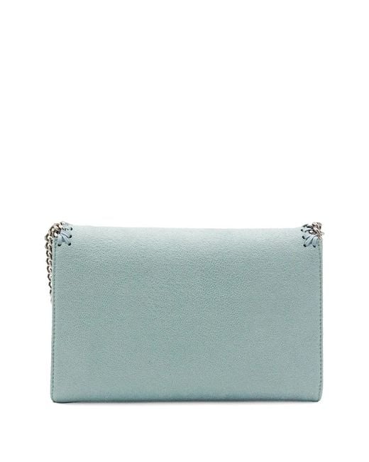Stella McCartney Blue Falabella Wallet Crossbody Bag