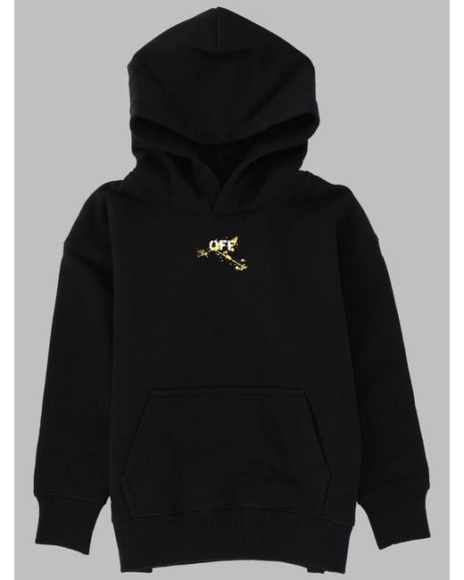 Off-White c/o Virgil Abloh Black Arrow Print Mini Sweatshirt For Boys (Kids)