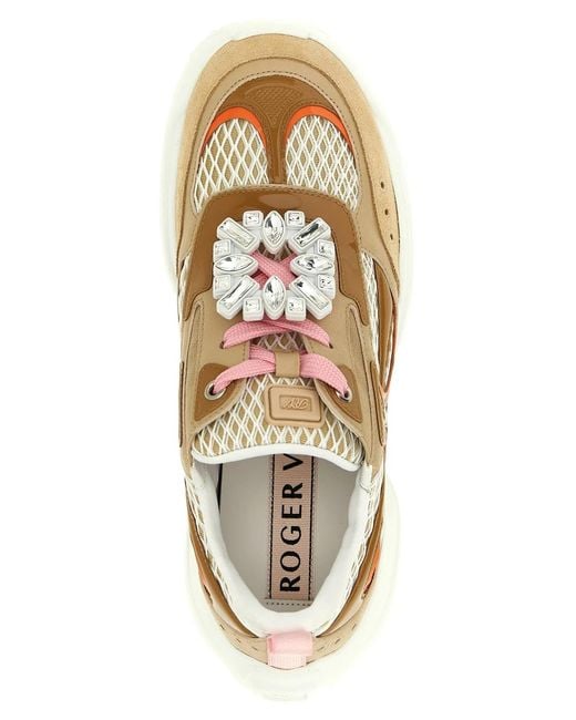 Roger Vivier Natural 'Viv' On The Run' Sneakers