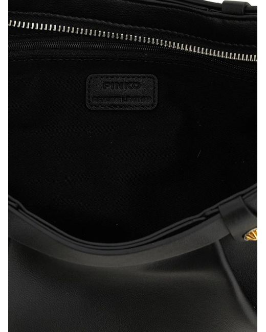 Pinko Black 'Pocket Body' Large Shoulder Bag