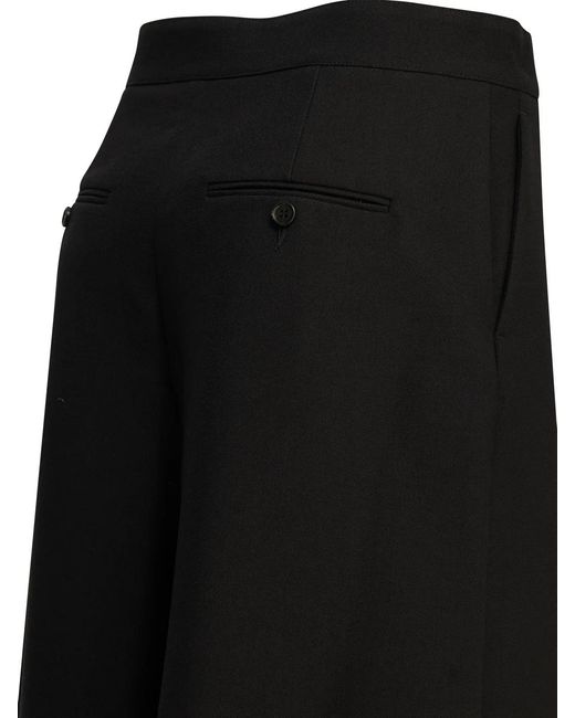 Chloé Black Wool Tailored Pants